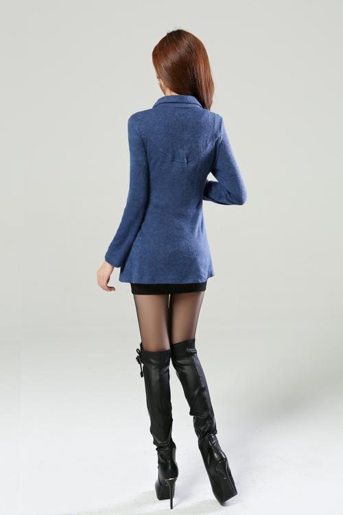 批发销售 2014夏季新款女式针织外套 时尚欧式修身外套 上衣图片_31